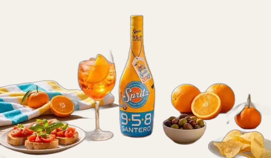 Rượu Sparkling Ý Santero 958 Spritz Zero