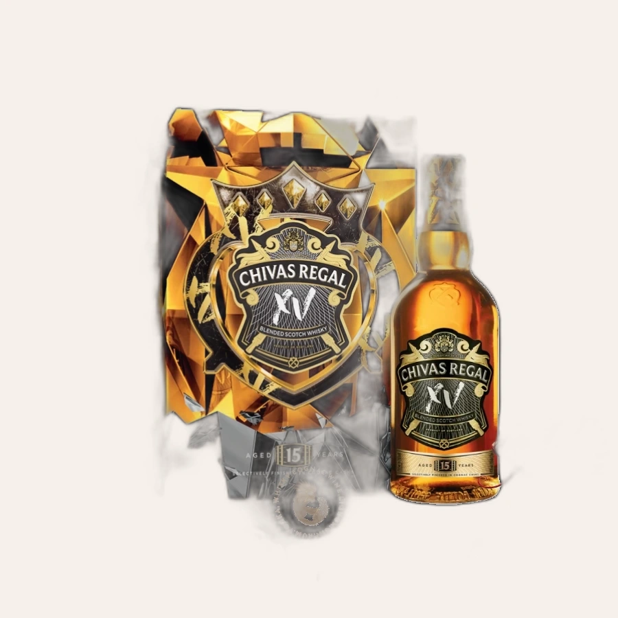 Rượu Whisky Chivas 15 Year Old (Chivas XV) Phiên Bản Hộp Quà Tết 2025