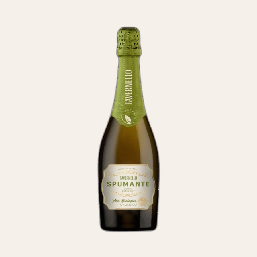 Rượu Sparkling Ý Tavernello Organico Spumante Extra Dry