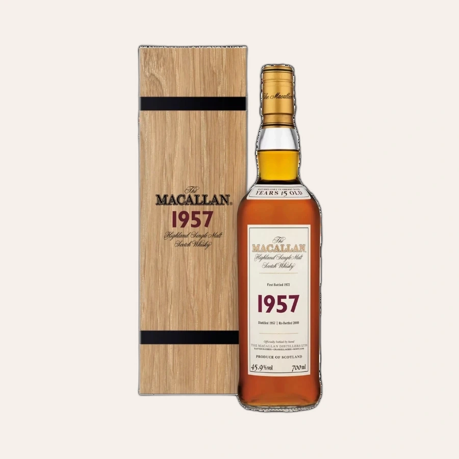 Rượu Whisky Macallan 15 Year Old 1957 Bottled 1972 Fine And Rare