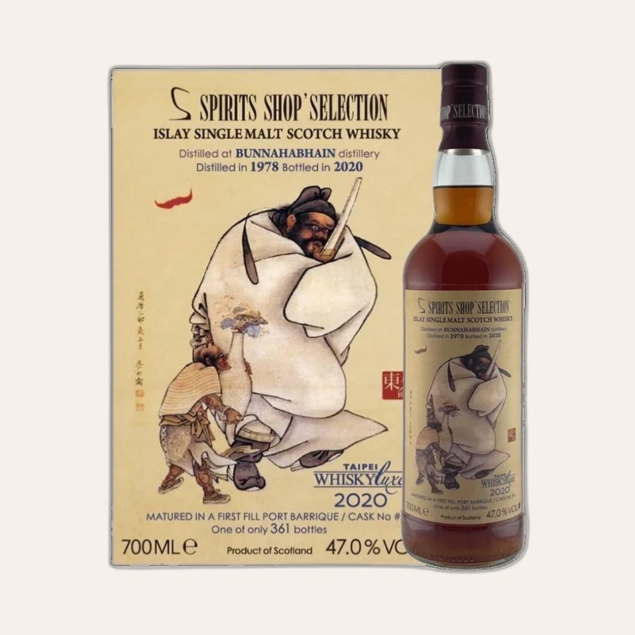 Rượu Whisky Bunnahabhain 40 Year Old 1978 Bottled 2020 Spirits Shop Selection