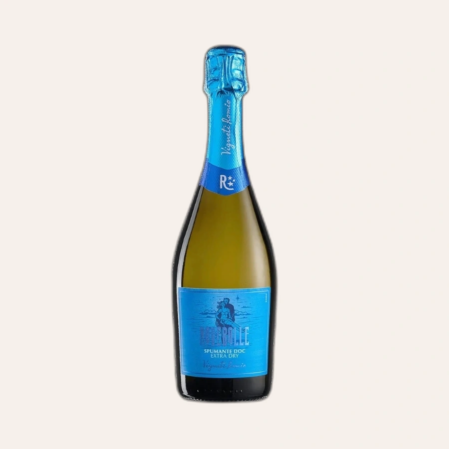 Rượu Sparkling Ý Vigneti Romio Novebolle Romagna Spumante Extra Dry