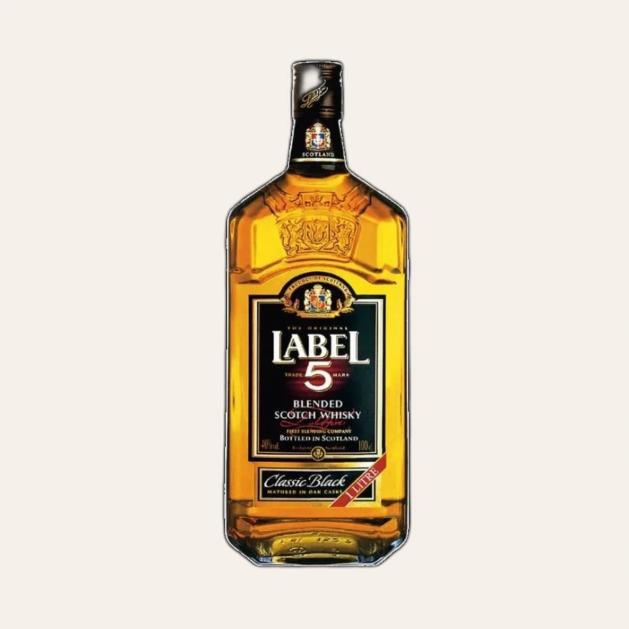 Rượu Whisky Label 5 Classic Black 1l