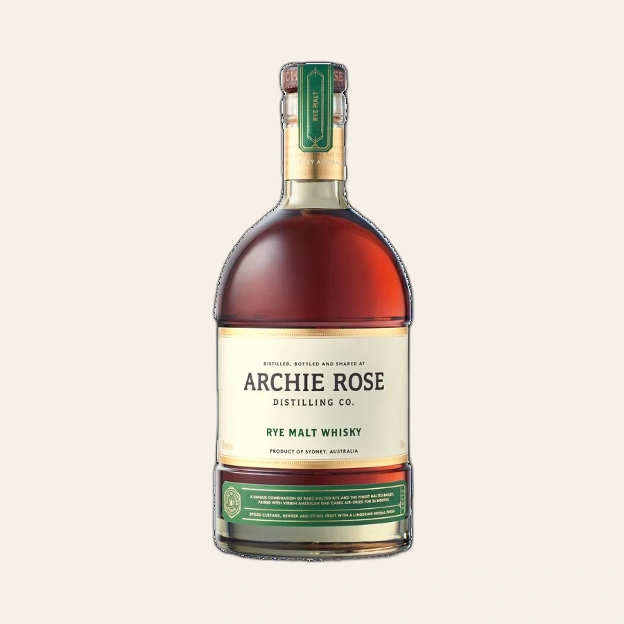 Rượu Whisky Úc Archie Rose Rye Malt Whisky 1L