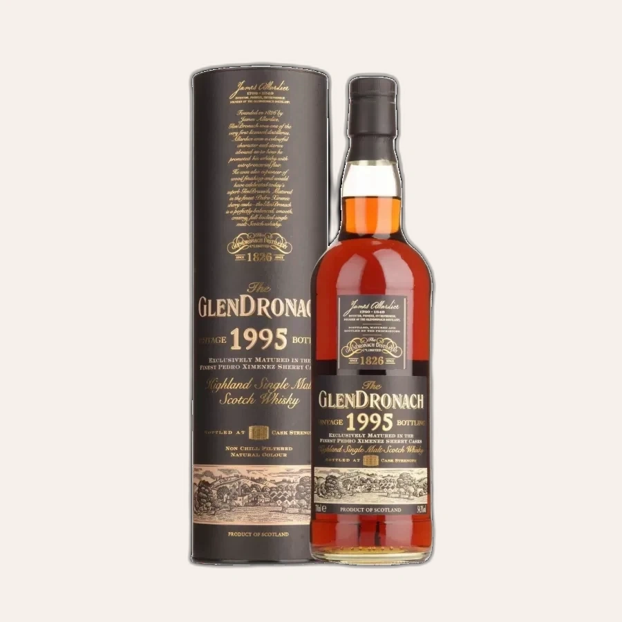 Rượu Whisky Glendronach 18 Year Old 1995 Cask Strength 54.3%