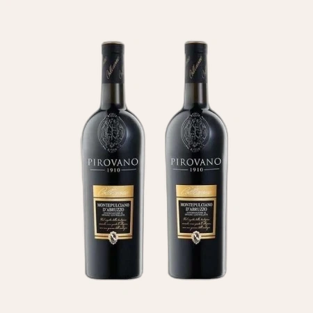 Rượu Vang Đỏ Ý Hộp 2 chai Pirovano Montepulciano D'abruzzo
