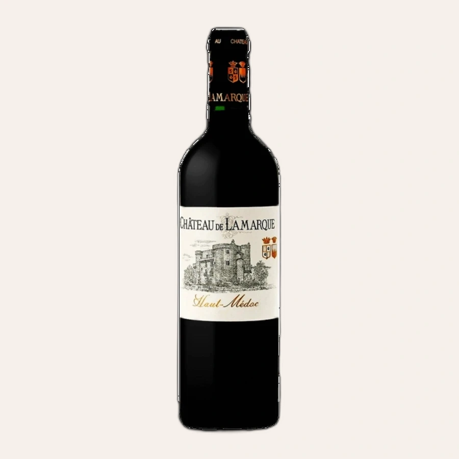 Rượu Vang Đỏ Pháp Haut Medoc Chateau De Lamarque 2019 3000ml