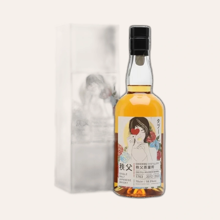 Rượu Whisky Nhật Chichibu 2012 10 Year Old 2ND Fill Bourbon Barrel