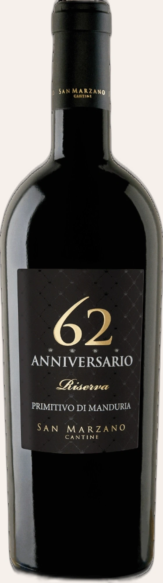 Rượu Vang Đỏ Ý 62 Anniversario Primitivo di Manduria Riserva