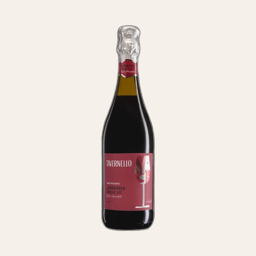 Rượu Sparkling Ý Tavernello Lambrusco Emilia IGT