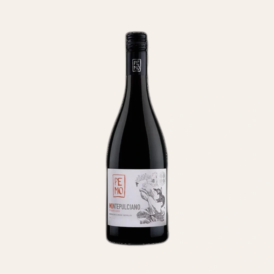 Rượu Vang Đỏ Ý Pemo Montepulciano d'Abruzzo DOC