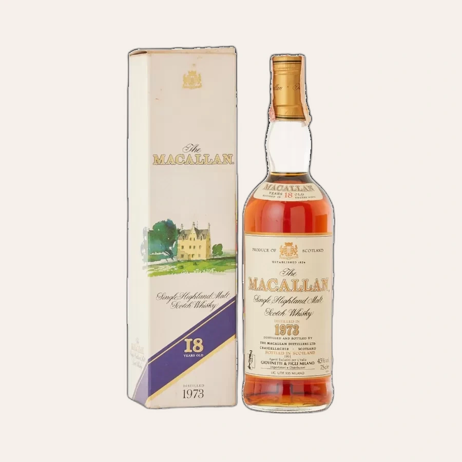 Rượu Whisky Macallan 18 Year Old 1973