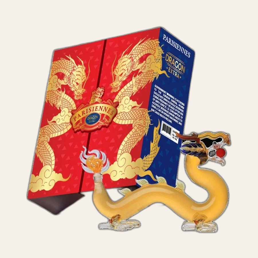 Rượu Brandy Pháp Parisiennes Dragon Extra 1000ml