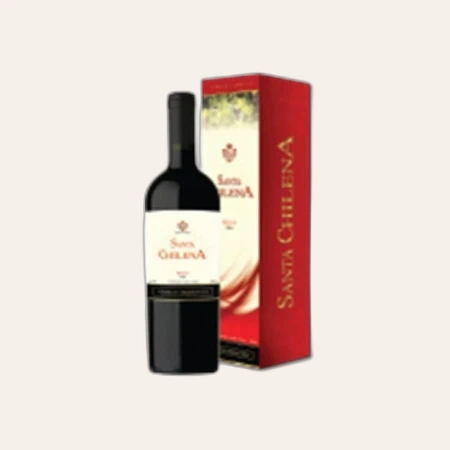 Rượu Vang Đỏ Chile Hộp 1 chai Santa Chilena