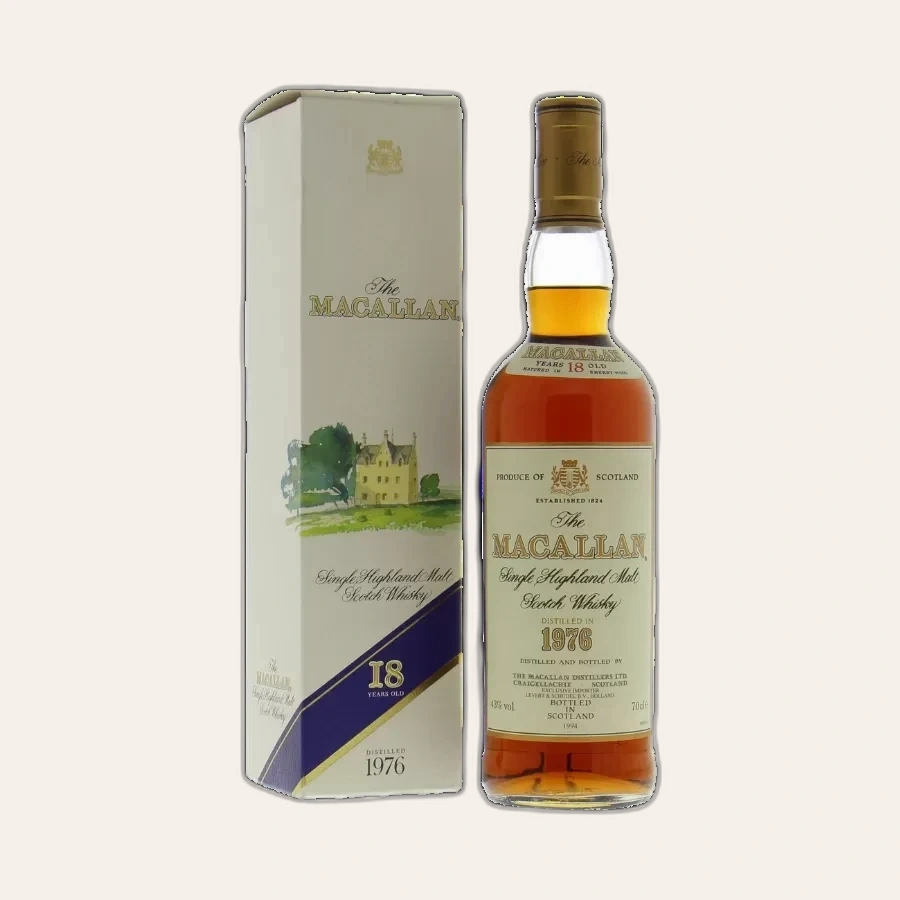 Rượu Whisky Macallan 18 Year Old 1976