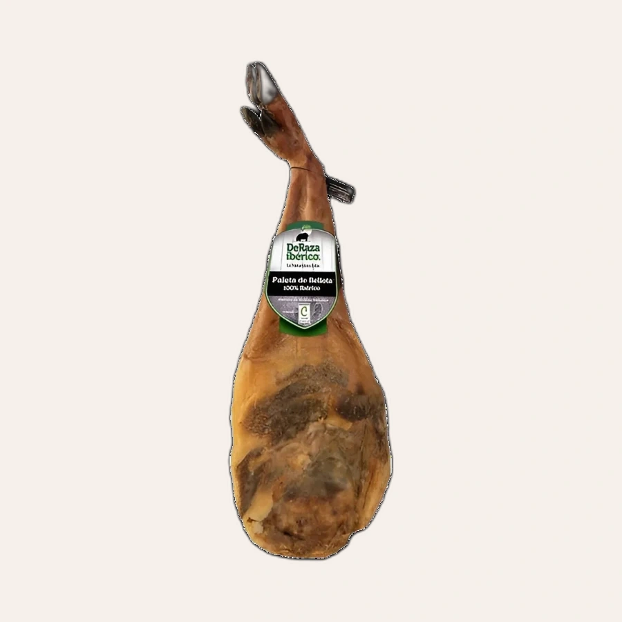Đùi Heo Muối Deraza Iberico Bellota Thuần Chủng 100% Đùi Trước Có Xương