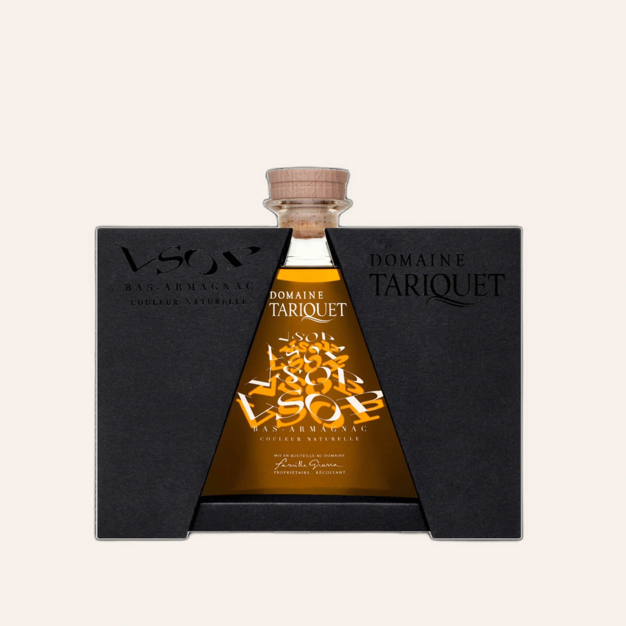 Rượu Brandy Pháp Domaine Tariquet VSOP Cabossée Bas-Armagnac in Carafe