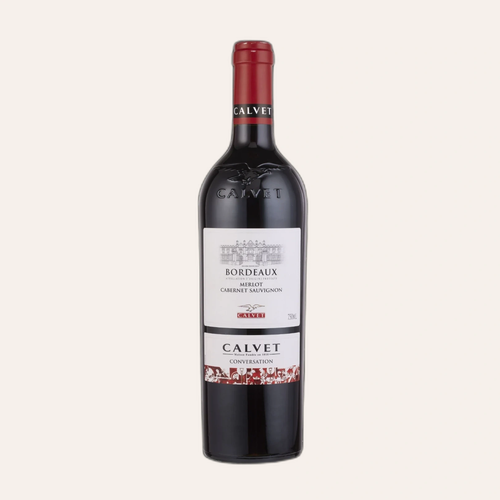 Rượu Vang  Đỏ Pháp Calvet Conversation Merlot Cabernet AOP Bordeaux