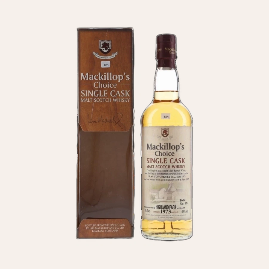 Rượu Whisky Highland Park 34 Year Old Mackillop's Choice 1973