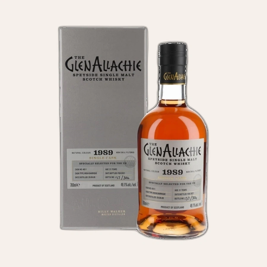 Rượu Whisky Glenallachie 31 Year Old Single Cask 1989