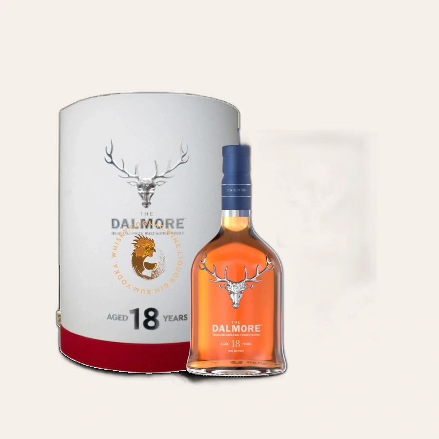 Rượu Whisky Dalmore 18 Year Old Phiên Bản Hộp Quà Tết 2025