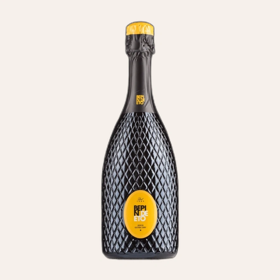 Rượu Sparkling Ý Bepin De Eto DOCG Extra Dry