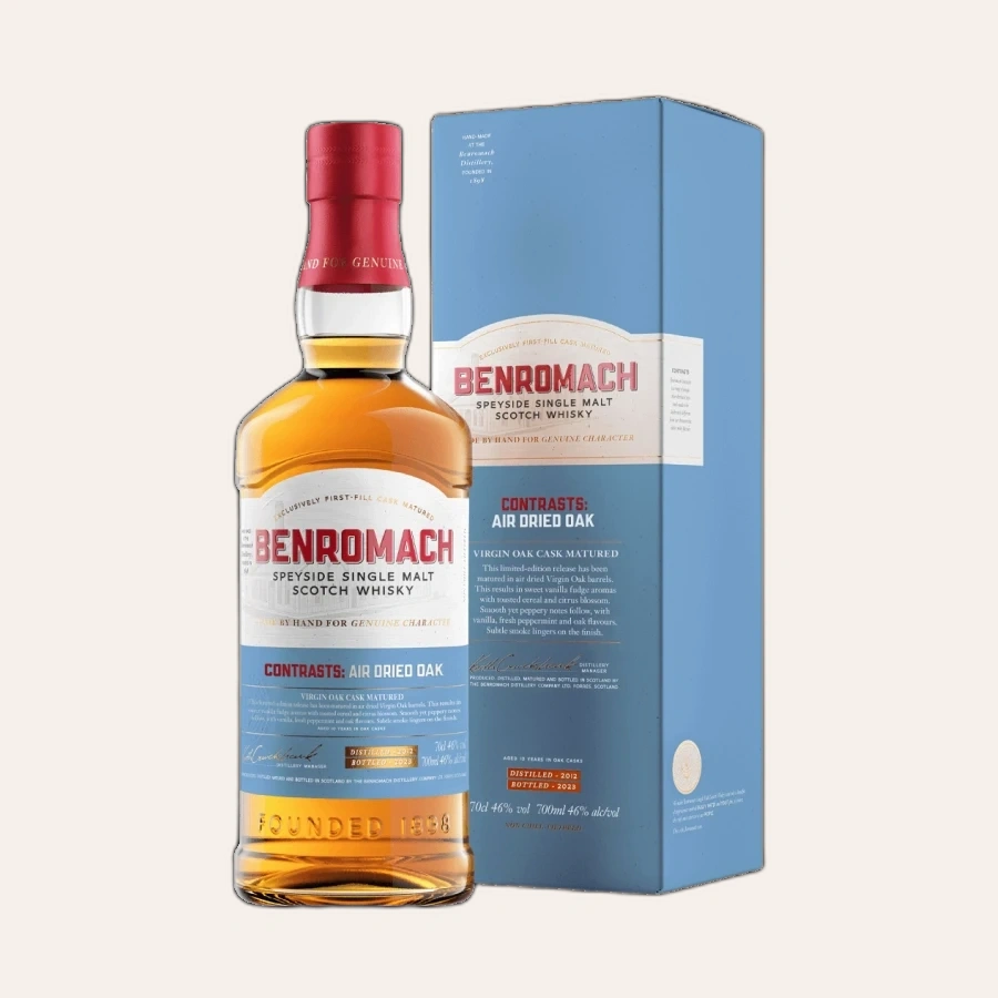 Rượu Whisky Benromach Virgin Oak Air Dried 2012