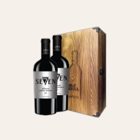 Rượu Vang Đỏ Chile Hộp 2 chai Seven Reserva