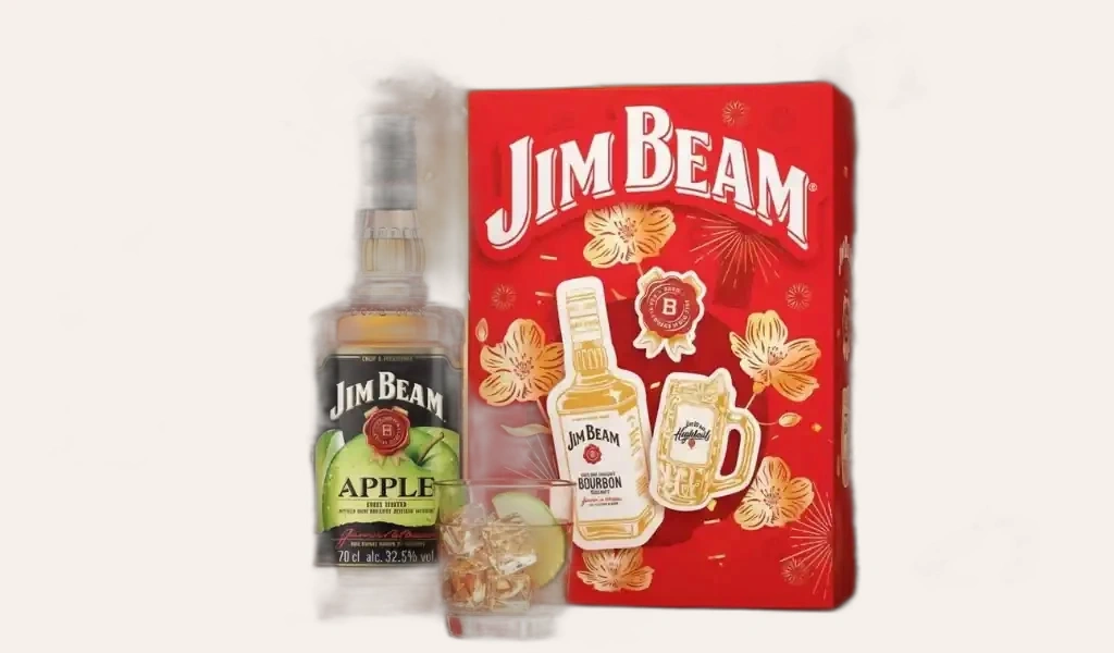 Rượu Whisky Jim Beam Apple Hộp Quà Tết 2026