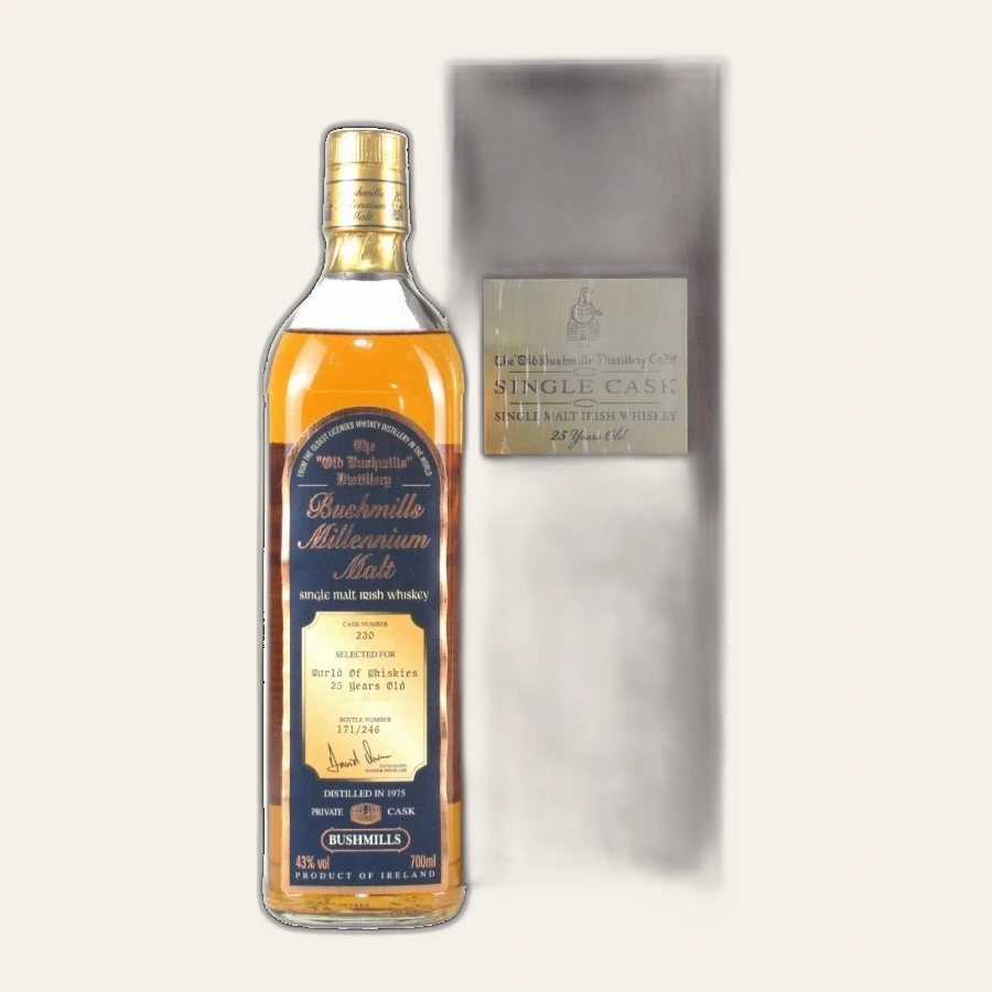 Rượu Whisky Bushmills 25 Year Old 1975