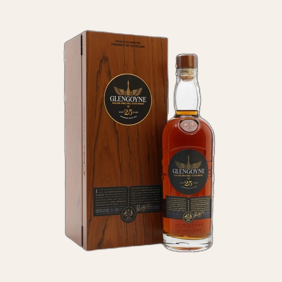 Rượu Whisky Glengoyne 25 Year Old Mẫu Mới
