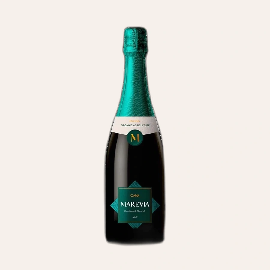 Rượu Sparkling Tây Ban Nha Cava Marevia Brut Reserva