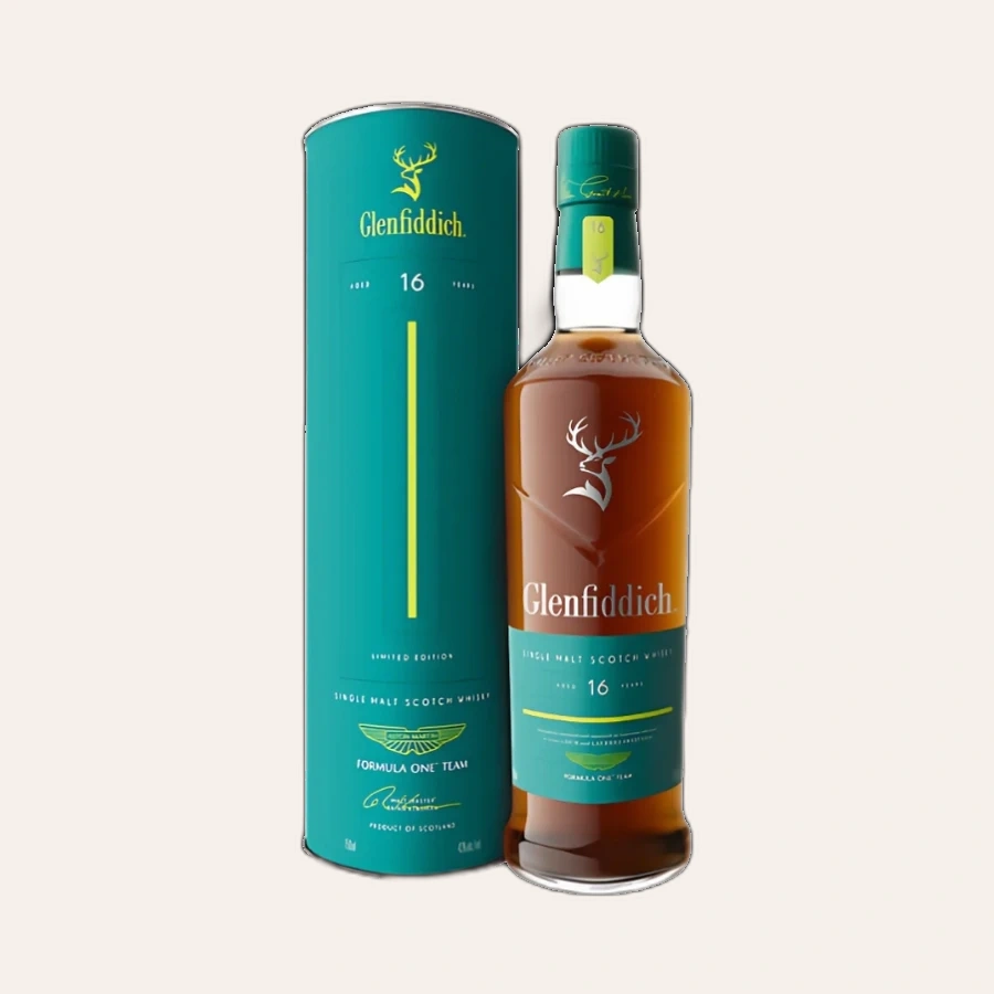 Rượu Whisky Glenfiddich 16 Year Old Aston Martin Formula One' Team