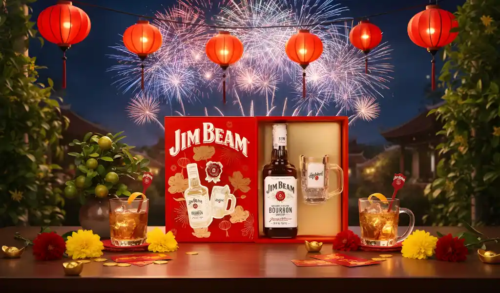 Jim Beam Hộp Quà Tết 2026  Giá Trị