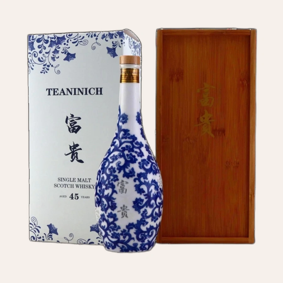 Rượu Whisky Teaninich 45 Year Old Single Cask Chinese Decanter 1975