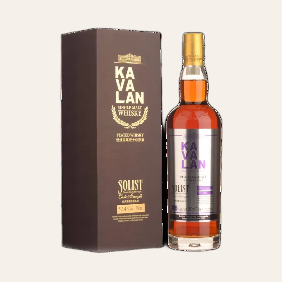 Rượu Whisky Kavalan Solist Peated Cask Strength