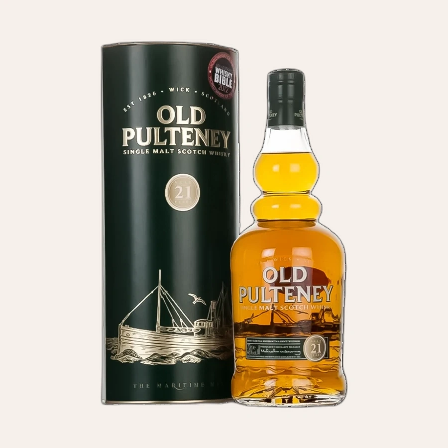 Rượu Whisky Old Pulteney 21 Year Old