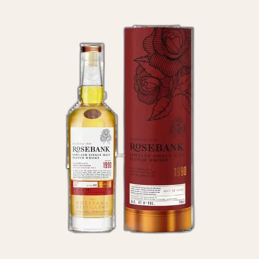 Rượu Whisky Rosebank 32 Year Old Vintage 1990