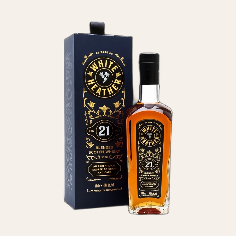 Rượu Whisky White Heather 21 Year Old