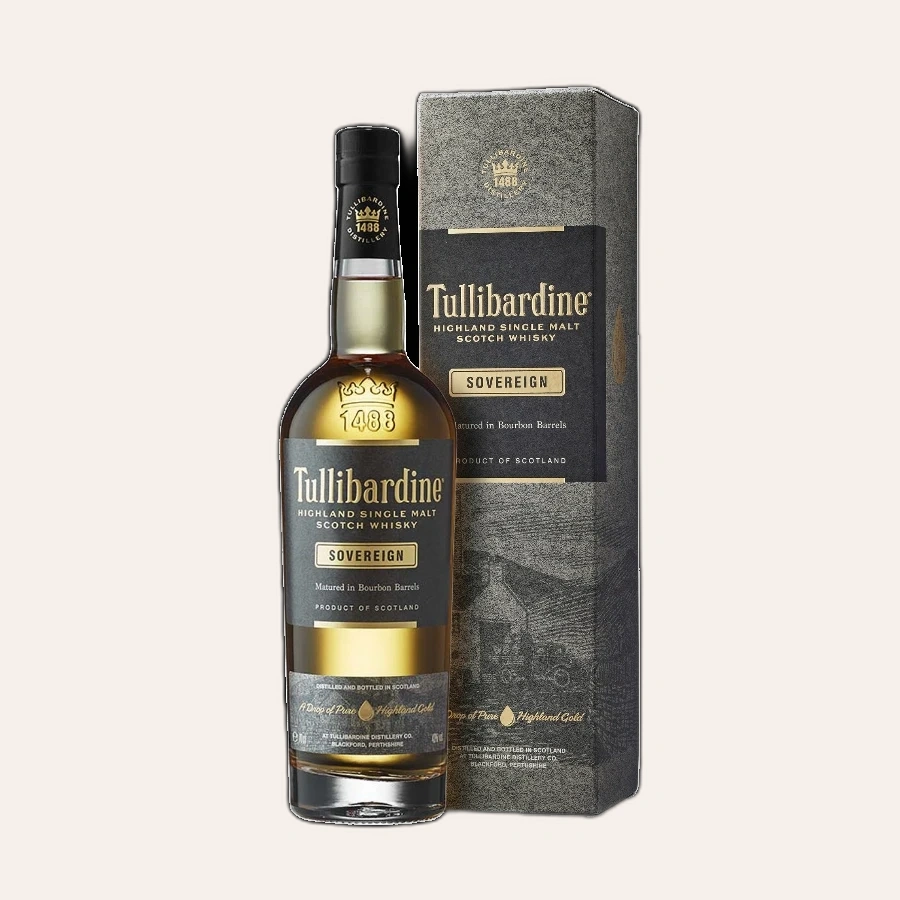Rượu Whisky Tullibardine Sovereign Matured In Bourbon Barrels
