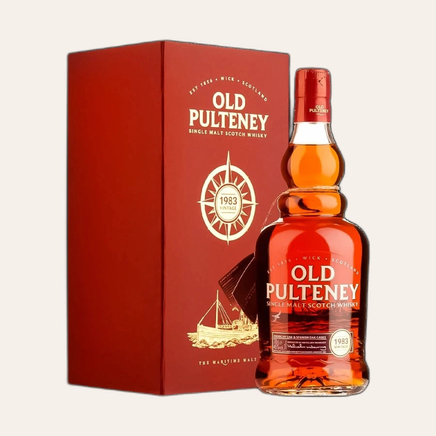 Rượu Whisky Old Pulteney 33 Year Old 1983