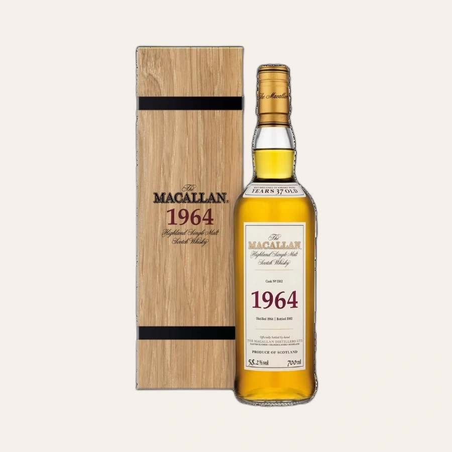Rượu Whisky Macallan 37 Year Old 1964 Bottled 2002 Fine And Rare