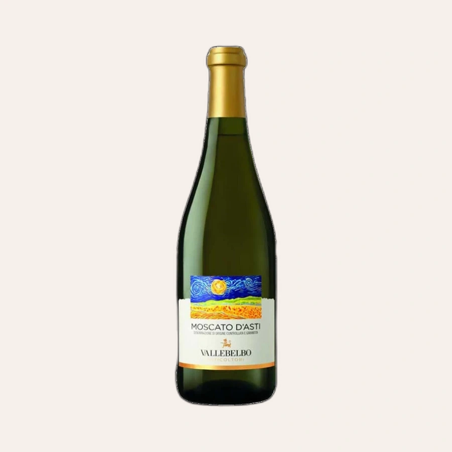 Rượu Vang Trắng Ý Vallebelbo Moscato D'Asti Vintage 2021