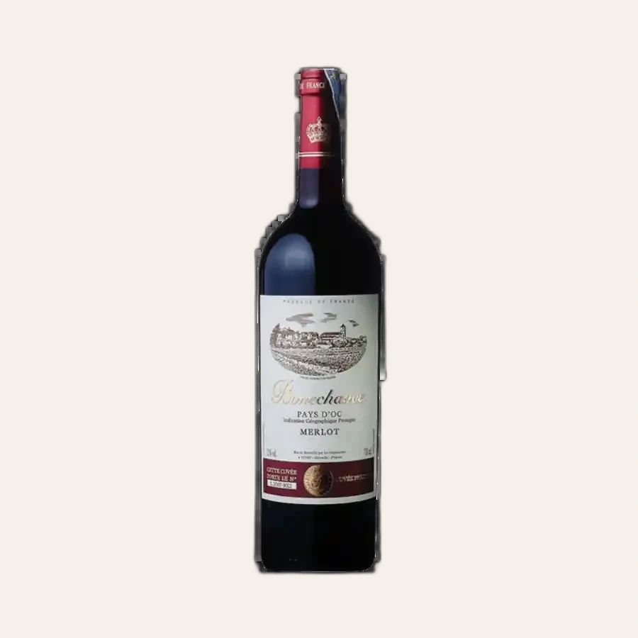 Rượu Vang Đỏ Pháp Bonecchance Merlot VDP D'Oc