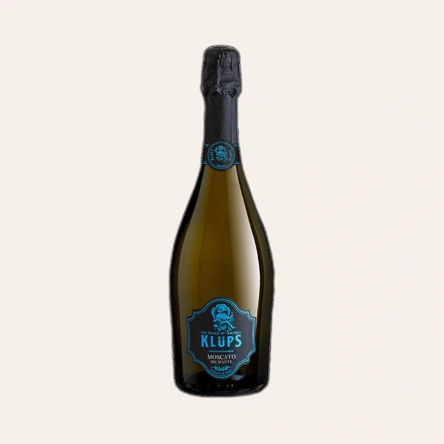 Rượu Sparkling Ý Mr Klups Moscato Spumante Kèm Đèn Led