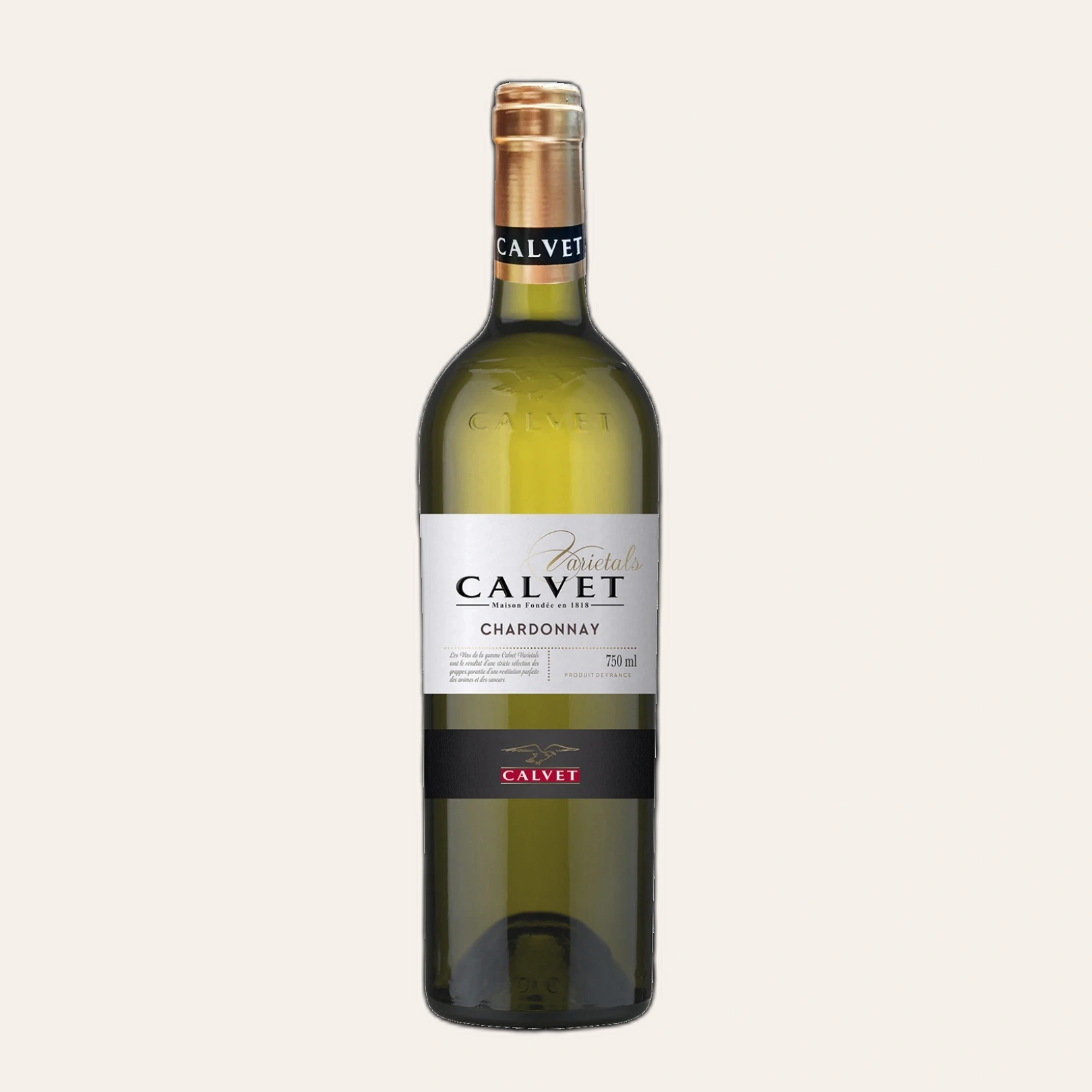 Rượu Vang Trắng Pháp Calvet Varietal Chardonnay Vin de Pays d'Oc