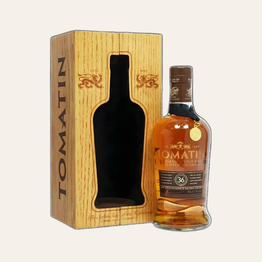 Rượu Whisky Tomatin 36 Year Old 1st Fill Oloroso Sherry Butts