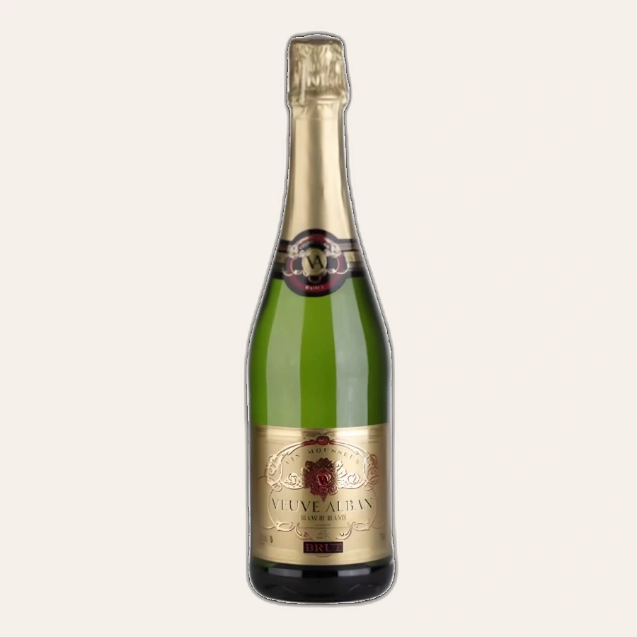 Rượu Sparkling Pháp Mousseux Veuve Alban Brut