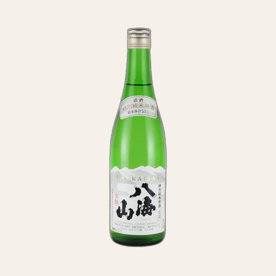 Rượu Sake Nhật Bản Hakkaisan Tokubetsu Junmai Genshu