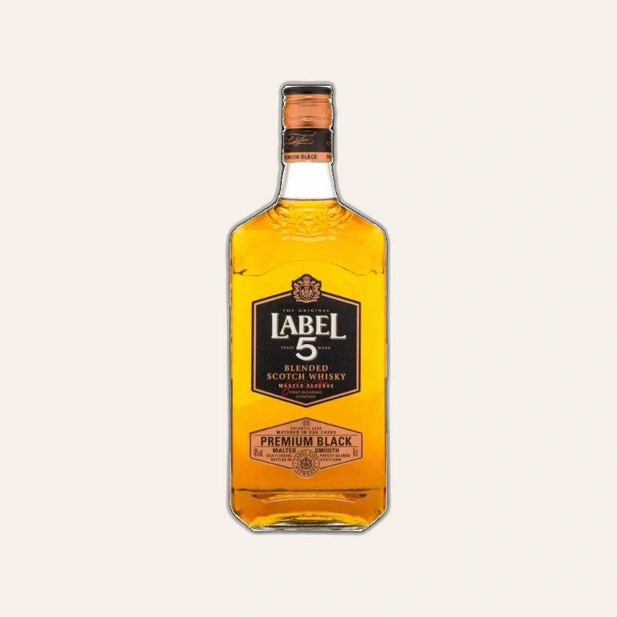 Rượu Whisky Label 5 Premium Black 700ml
